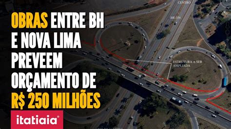 OBRAS ENTRE BH E NOVA LIMA PREVEEM VIADUTOS E ALÍVIO NO TRÂNSITO DA BR