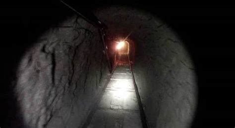 Tunnel Della Droga Tra Messico E Usa 500 Metri Con Luci E Rotaie Video