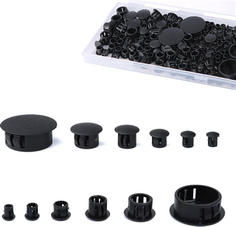 Amazon Baomain Plastic Black Locking Hole Plugs Panel Hole