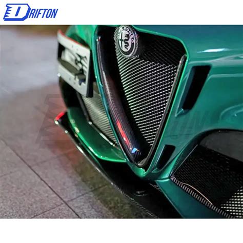 Gtam Style Front Bumper For Alfa Romeo Giulia Half Carbon Fiber Body