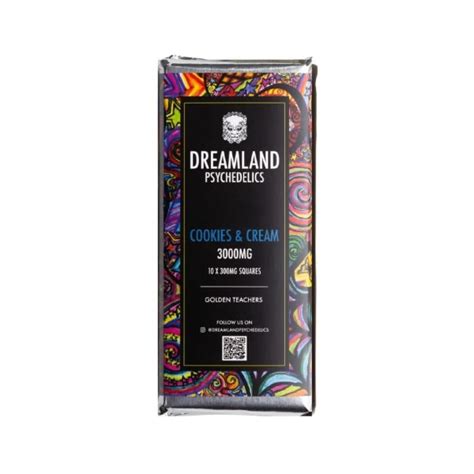 Cookies And Cream Psilocybin Chocolate Bar 3000mg