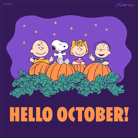 Peanuts On Twitter Welcome October 🎃