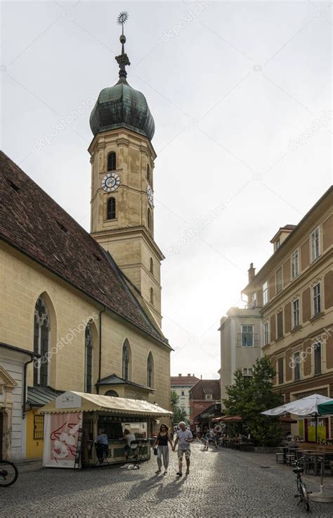 Graz Austria Agosto Una Vista De La Ciudad En El Centro