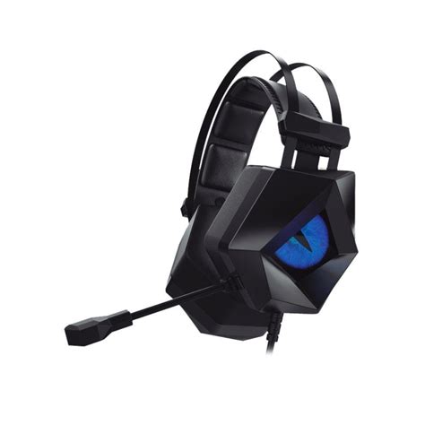 Headset Gamer Hoopson Led F Vm Preto E Azul P O De A Car