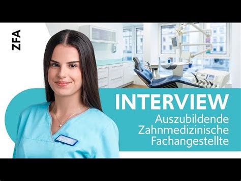 Zfa Zahnmedizinische Fachangestellte Azubi Interview Mit Venesa