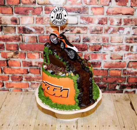 Ktm Dirt Bake Birthday Cake