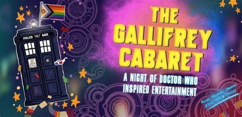 THE GALLIFREY CABARET Tickets | Friday 19th November 2021 @ Royal Vauxhall Tavern, London | Sold ...