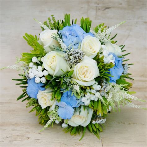 Details Picture Ramos De Novia Naturales Blanco Con Azul Abzlocal Mx