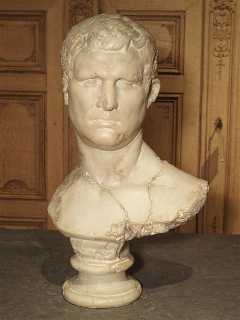 Italian Bust Of Marcus Vipsanius Agrippa At 1stdibs Agrippa Bust