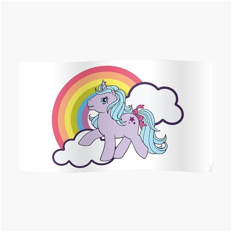 "My Little Pony - 80s" Poster by hellolen | Redbubble