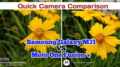 Samsung Galaxy M Vs Motorola One Fusion Plus Camera Comparison Moto