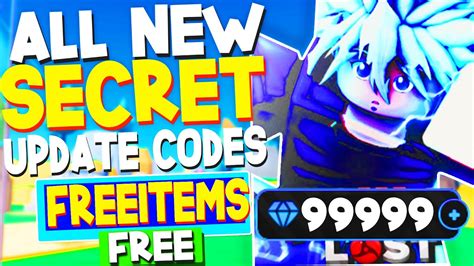 All New Secret Update Codes In Anime Lost Simulator Codes Roblox