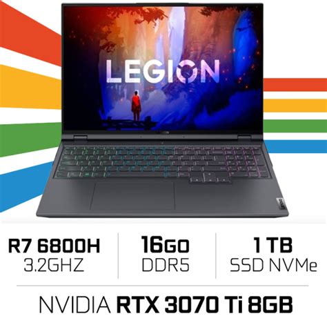 Lenovo Legion 5 Pro 16arh7h R7 6800h16gb1tb Ssdrtx3070ti16