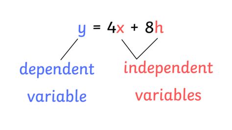 Examples Independent Dependent Variables Math