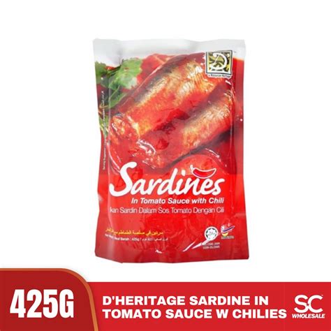 D Heritage Sardine In Tomato Sauce W Chilies 425g Lazada