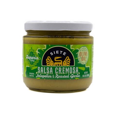 Siete Salsa Cremosa Jalapeno Besties Vegan Paradise