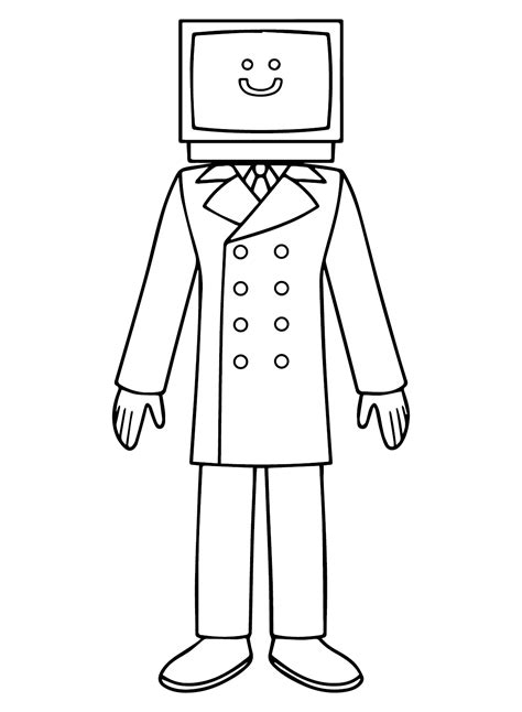 Tv Man Titan Cameraman Titan Speakerman To Color Titan Cameraman Coloring Pages Coloring