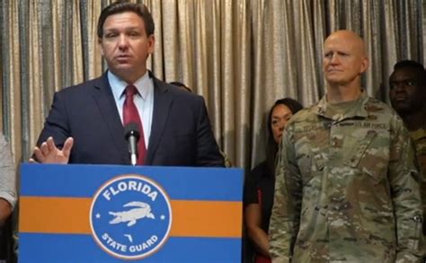 Desantis Unveils The Florida State Guard Announces Director