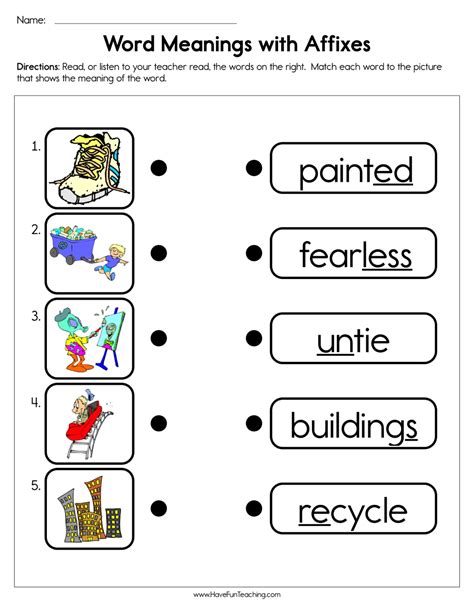 Resources English Suffixes