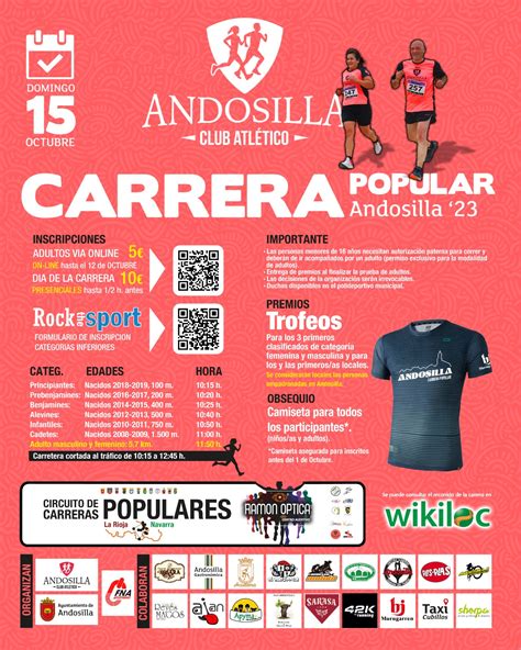 Xiv Carrera Popular Villa De Andosilla Lasterketak Eus