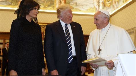 Reality Check What S In Document Pope Gave As Gift To Trump BBC News