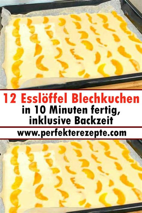 Essl Ffel Blechkuchen Rezept In Minuten Fertig Inklusive