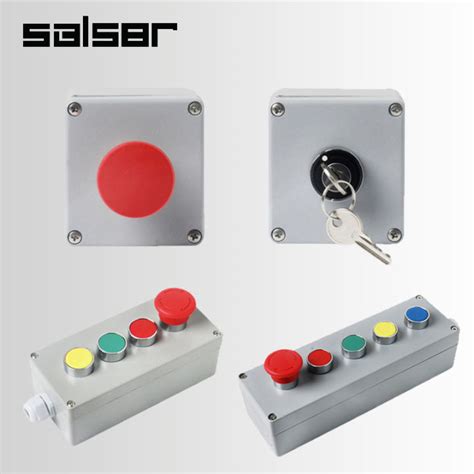 DIY Metal Push Button Switch Control Box Explosion Proof Junction