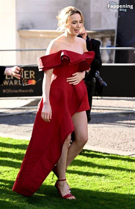 Jodie Comer Displays Her Sexy Legs at the Olivier Awards in London (53