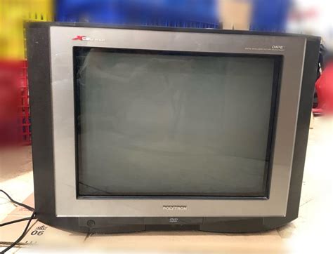 Tv Tabung Polytron 21 Inch DVD Elektronik TV Perlengkapan Hiburan