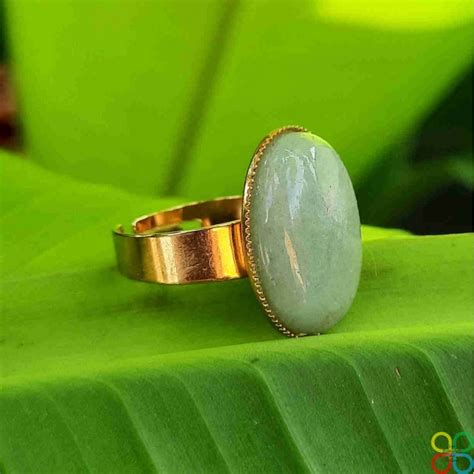 Bague En Aventurine Verte