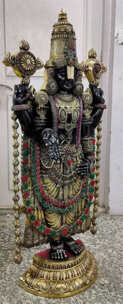 Brass Tirupati Balaji Statue Large Big Brass Shree Venkateswara