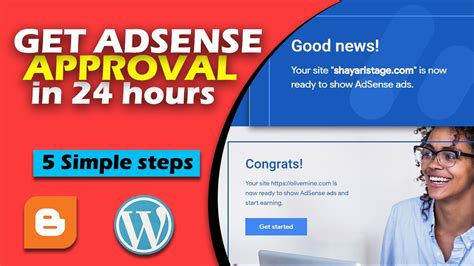 Get AdSense Approval On Blogger In 24 Hrs Google AdSense Approval For