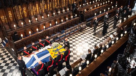 Prince Philip's Funeral Begins With Royal Procession - The New York Times