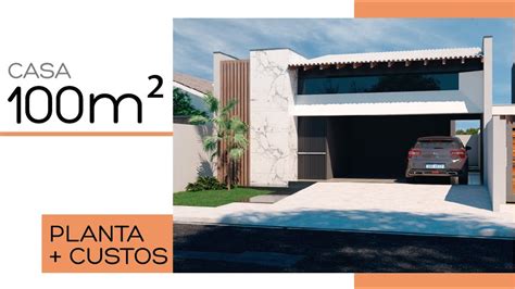 Projeto Casa T Rrea Metros Quadrados Youtube