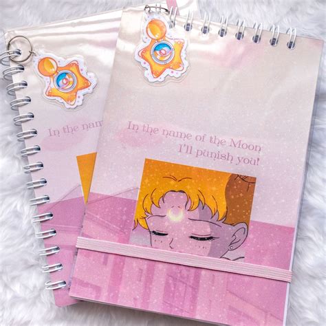 Caderno Sketchbook Sailor Moon Usagi Tsukino Serena Aesthetic Anime