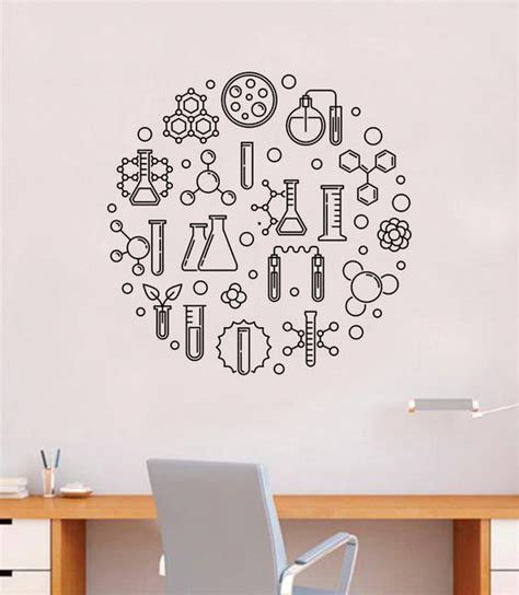 Science Circle Quote Decal Sticker Wall Vinyl Art Home Room Decor Teac