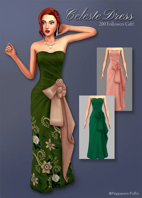 Best Sims 4 Strapless Dress Cc All Free Fandomspot