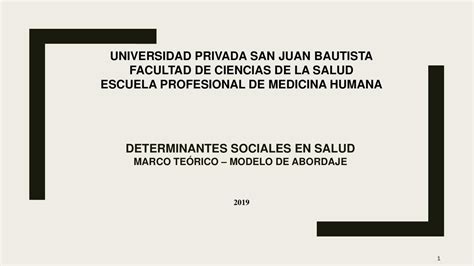 Determinantes Sociales De Salud AIS Ahmed Casana UDocz