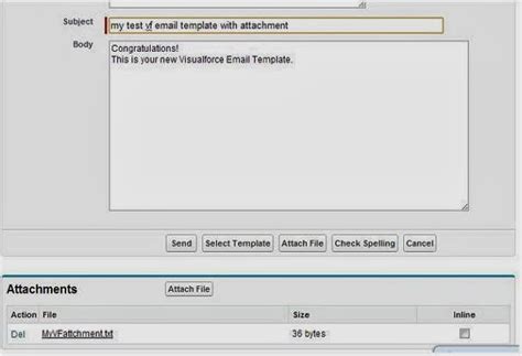 Example Of Visualforce Email Template In Salesforce
