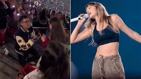 En Pleno Concierto De Taylor Swift Un Joven Le Pidió Matrimonio A Su Novia Y Causó Emoción