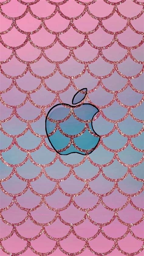 IPhone Scales Apple Blue Colours Glitter Mermaid Pink Sparkle