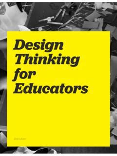 Design Thinking For Educators Toolkit Design Thinking For Educators