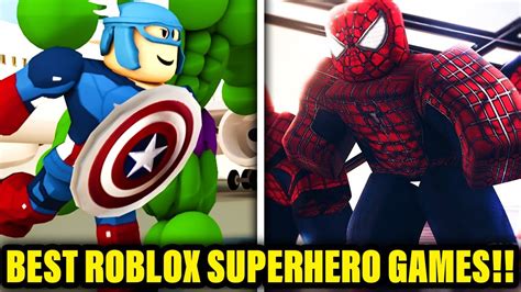 Top Best Roblox Superhero Games To Play When You Are Bored Youtube