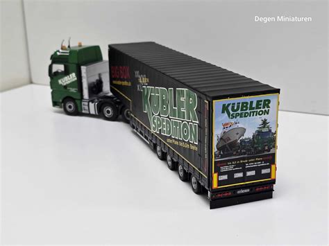 TEKNO MAN TGX XXL van KUBLER uit DUITSLAND met 4 asser meusburger