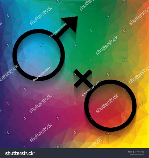 Sex Symbol Sign Vector Flat Style Stock Vector Royalty Free 1170067432