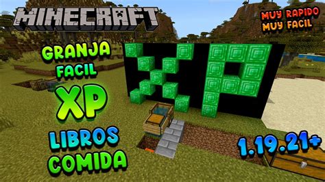 Granja Experiencia Facil Y Compacta Minecraft Bedrock