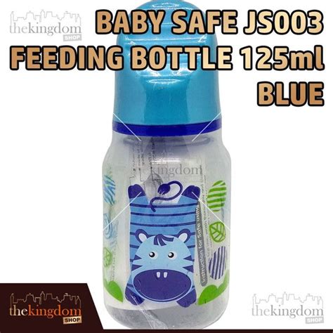 Jual Baby Safe Js Botol Susu Minum Anak Bayi Ml Blue Zebra Biru