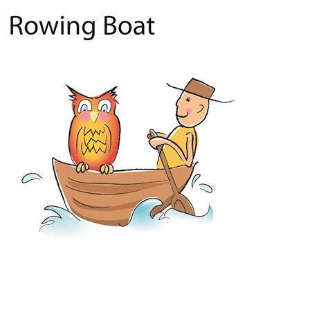 Row Boat Clipart Vector Row - Row Row Row Your Boat Logo, HD Png - Clip ...