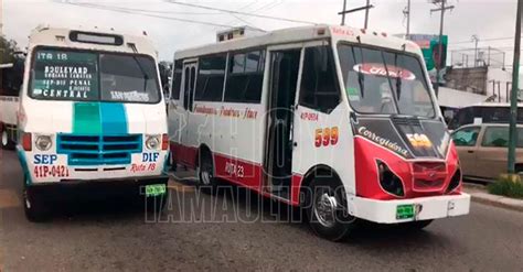 Hoy Tamaulipas Transporte Publico En Tamaulipas Afirma El Calabazo