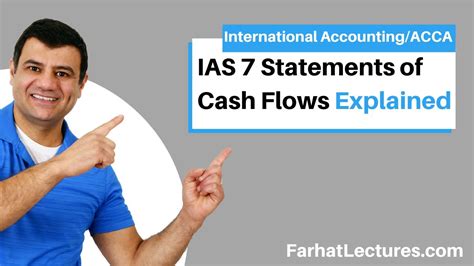 Ias 7 Statements Of Cash Flows Ifrs Lectures Acca Exam Cpa Exam Far International